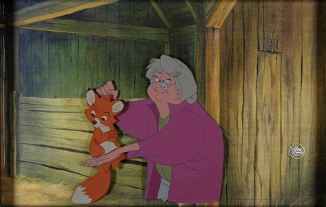 Disney Fox And The Hound Animation Cel Tod