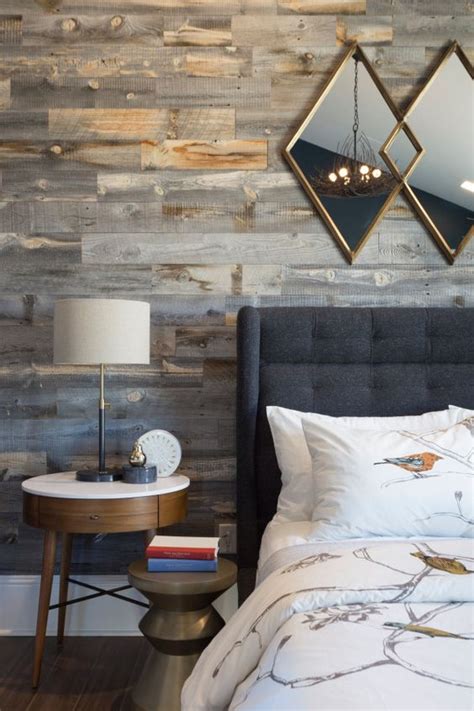 Wall mural & stencil accent wall ideas. 40 Wood Accent Walls To Make Every Space Cozier - DigsDigs