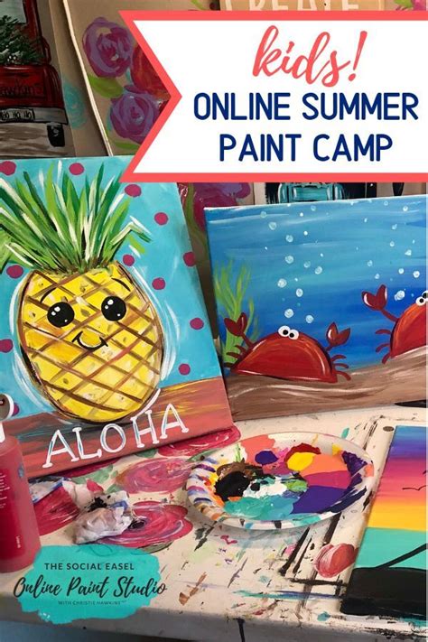 Kids Summer Art Camp Coming Soon Kindergarten Art Projects Art Camp