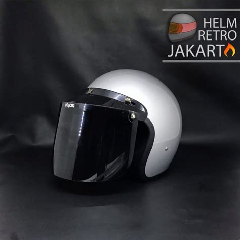 Osbe ori helm bogo jpn retro rp170.200. Harga Helm Bogo Kaca Datar Silver / Jual Helm Bogo Jpn ...