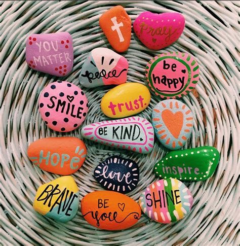Inspiring Painted Rocks For Spreading Kindness Painted Rocks Diy
