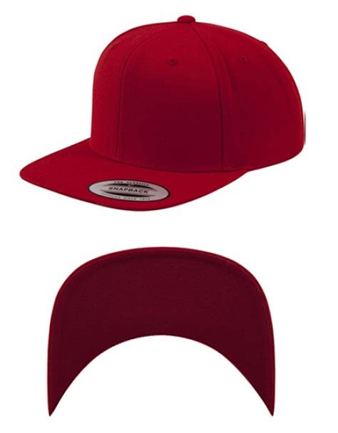 Classic Snapback Cap One Size Redred At6089m8