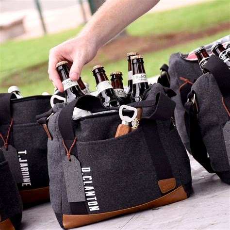33 cool, useful groomsmen gifts your wedding crew will actually appreciate. Personalized Groomsmen Gift (Qty. 1). Gray Cooler Bag with ...
