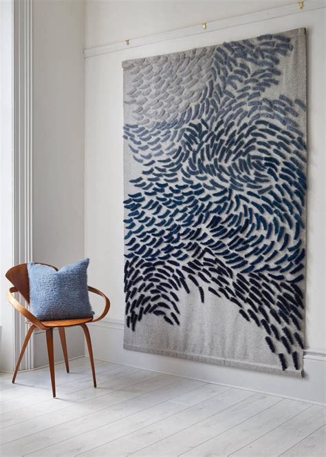 Murmuration Large Scale Textile Wall Hanging By Anna Gravelle