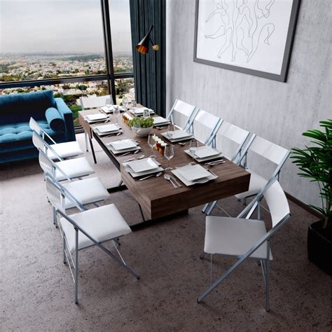This table's trendy speckled terrazzo composition is made to withstand outside elements, but it can work just as well in the living room. Transforming Box Coffee to Dining Table | Expand Furniture