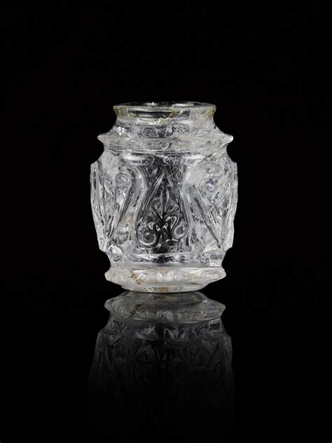 A Fatimid Carved Rock Crystal Bottle Egypt Late 10th Early 11th Century Arts Of The Islamic