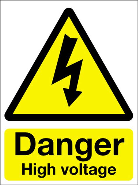 Danger High Voltage Sign Signs 2 Safety
