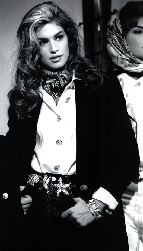 Mom, businesswoman, model (order depends on the day). Cindy Crawford walked for Gianni Versace Couture 1991/92 ...