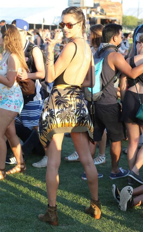 Alessandra Ambrosio Shows Off Endless Legs In Denim Hot Pants On Second Day Of Coachella Irish