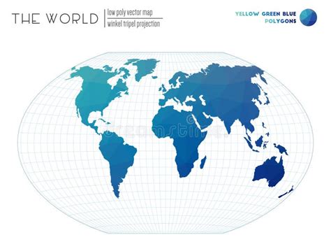 Mapa Mundial Em Estilo Pol Gono Ilustra O Stock Ilustra O De Destino Curso
