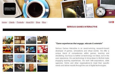 Game development websites best list. Serious Games Interactive Websites Make Over