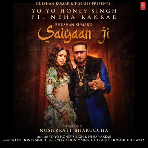 Saiyaan Ji Song And Lyrics By Yo Yo Honey Singh Neha Kakkar
