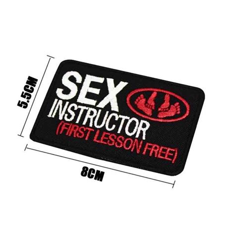 a style position sexy patch sex instructor first lesson free patch funny hilarious motorcycle