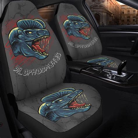 dinosaur car seat covers custom dilophosaurus car accessories ezcustomcar