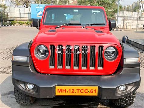 jeep wrangler launch   march   india variant spied