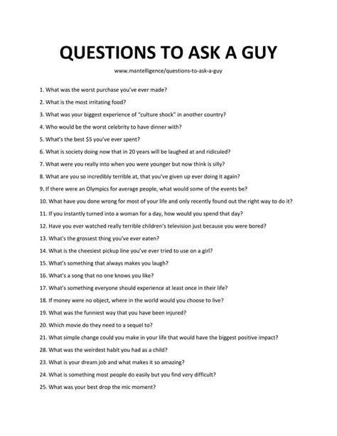 Funny Random Questions To Ask A Boy Funny Goal