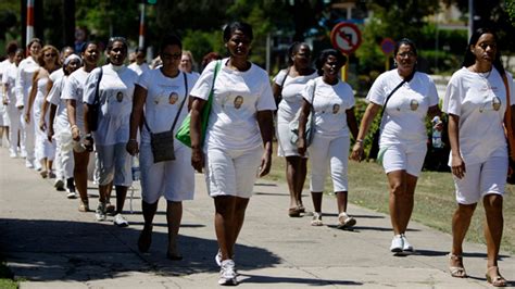 cuba arrests members of dissident group ladies in white ahead of papal visit fox news