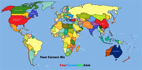 Top World Map Political Interactive 2022 World Map With Major Countries