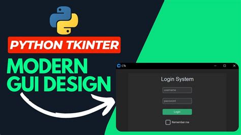 How To Create Modern Gui Design In Python Tkinter Modernize Your