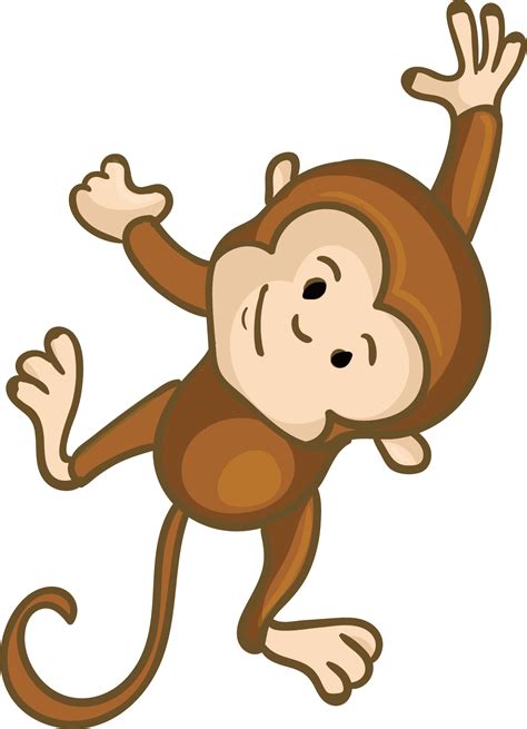 Monkey Clip Art Cute Monkey Vector Png Download 14381990 Free