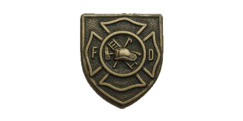 Fire Department Lapel Pin Multiple Finishes