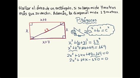 Aplicación Teorema De Pitágoras 3º De Secundaria Youtube