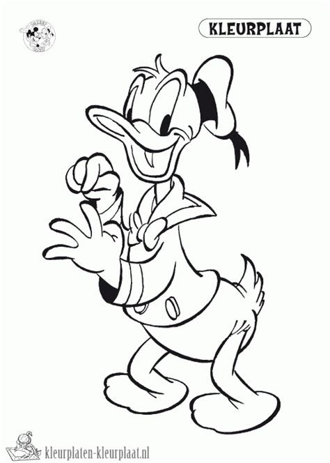 Kleurplaten donaldduck kleurplatenkleurplaat.nl