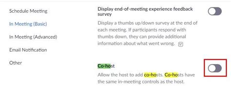 There are two ways to accomplish this: How to Add a Co-Host in Zoom - Technipages