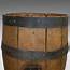 Antique Coopered Whiskey Barrel English Oak Oval Stick Stand 