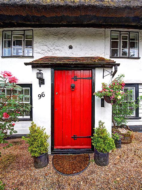 96 Red Cottage Door Photograph By Gill Billington Pixels