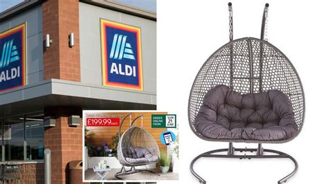 The popular hanging egg chair went on sale at aldi at midnight on sunday the chair was included in aldi's latest garden furniture specialbuy range, which went on sale at midnight yesterday. Aldi's large hanging egg chair is going back on sale this ...