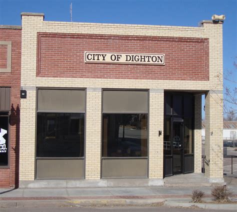 Dighton Kansas City Hall Dighton Is The County Seat Of An Flickr