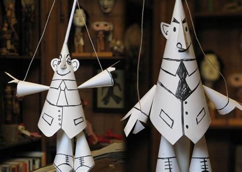 Paper Marionettes Paper Puppets Paper Puppet Paper Sculpture