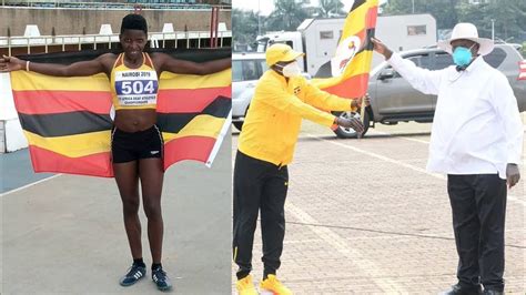 Uganda Gold Medalist Jennifer Nyakato Flagged Off To The World Deaf