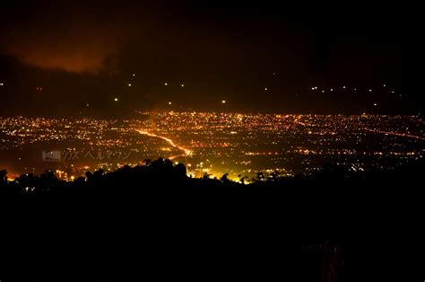 padang city in the night west sumatera