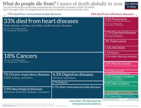 Causes Of Death Globally What Do People Die From Our World In Data