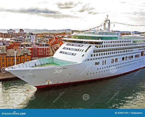 Cruise Ship Aurora By Pando Cruises Editorial Stock Image Image Of