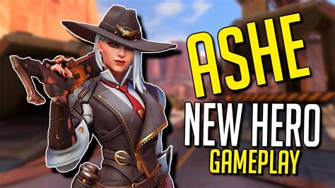 Ashe New Hero Gameplay Overwatch Blizzcon 2018 Youtube