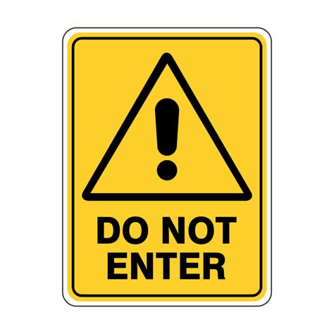 do not enter buy now discount safety signs australia