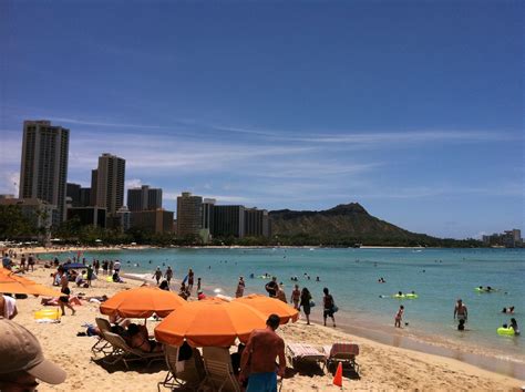 Waikiki Beach Oahu Hawaii Best Vacation Spots Waikiki Beach
