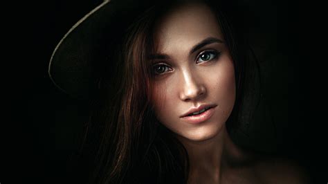 Women Model Face Portrait Wallpapers Hd Desktop And