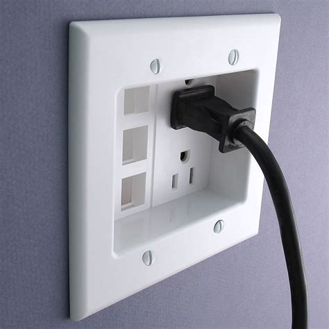 Recessed Wall Switch Plates Inset Outlet Plug Covers