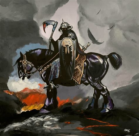 The Death Dealer A Tribute To Frank Frazetta Raafs Paintings