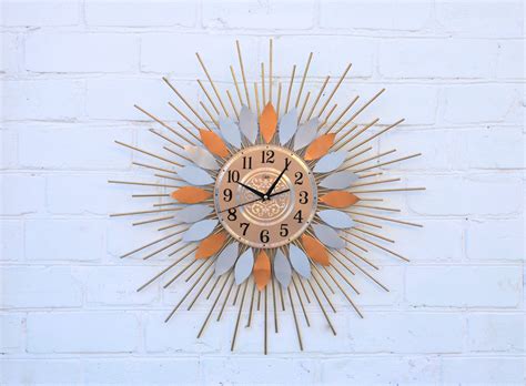 30 Large Wall Clock Starburst Clock Sunburst Wall Art Etsy Australia