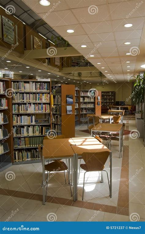 Library Stock Image Image Of Interior Modern Chairs 5721237