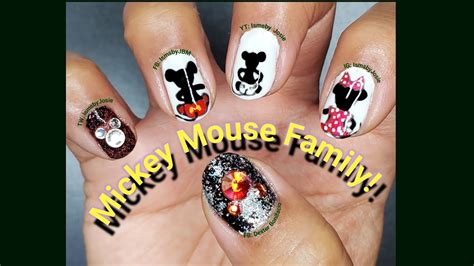 Nailed It Unique Nail Designs Mickey Mouse Request From Pinsan