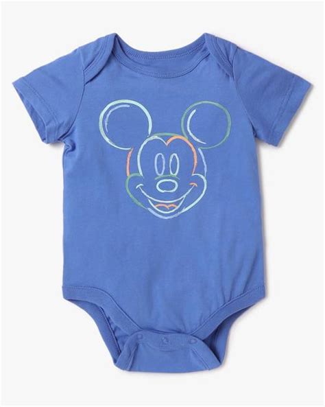 Buy Mickey Mouse Print Bodysuit Online At Best Prices In India Jiomart