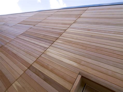 Western Red Cedar Tongue And Groove Cladding Used On New Mands Building