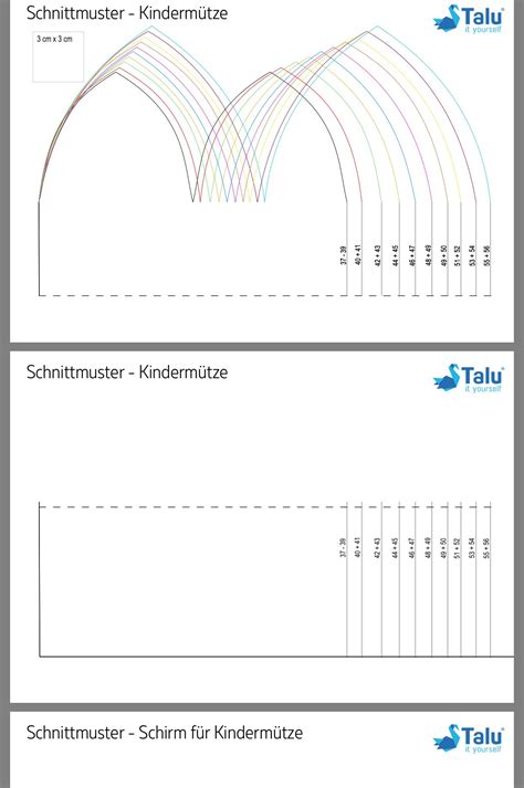 Schnittmuster für kind und baby. TALU MÜTZEN | Schnittmuster babymütze, Schnittmuster kindermütze, Schnittmuster mütze kostenlos