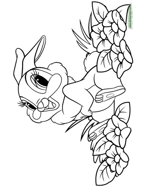 See more ideas about disney coloring pages, coloring pictures, disney colors. Thumper Coloring Pages Easter Coloring Coloring Pages
